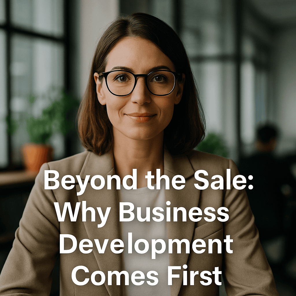 Beyond the Sale: Why Business Development Comes First